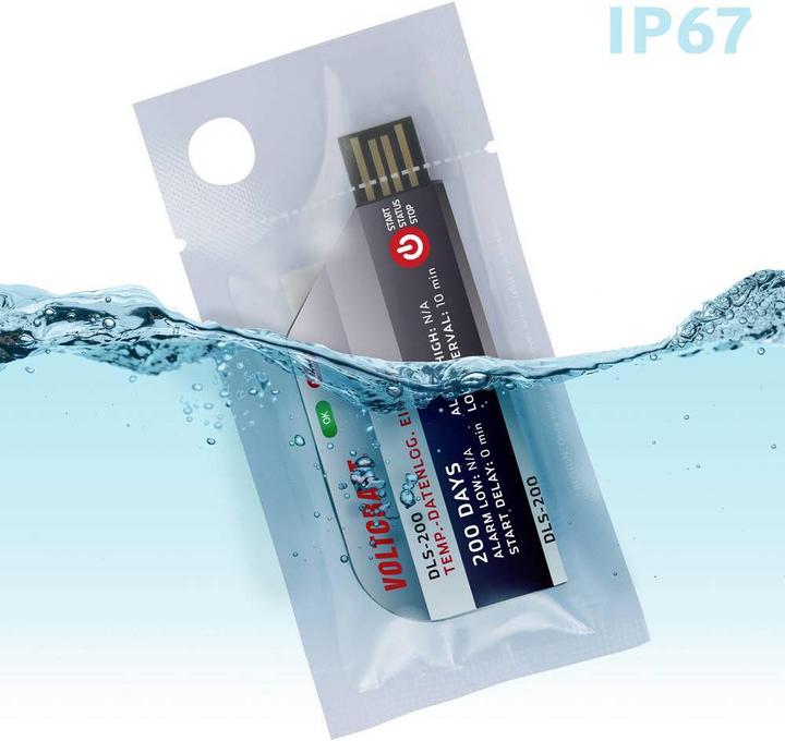 Productafbeelding Voltcraft Temperatuur datalogger DLS 200 eenmalig