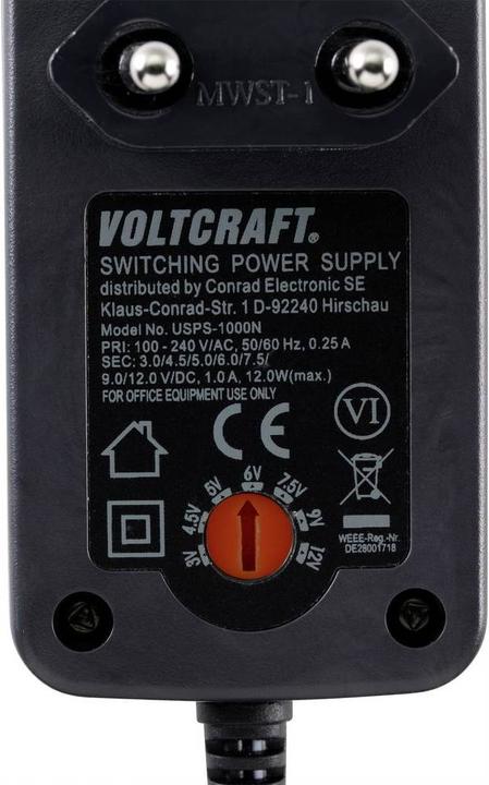 Image du produit Voltcraft Usps-1000N Stecker-Netzteil