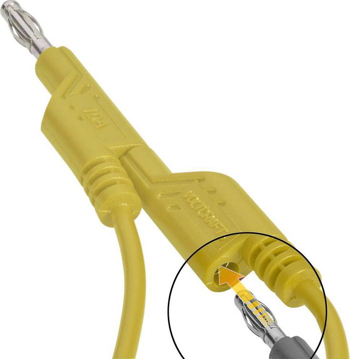 Produktbild Voltcraft 4 mm PVC-Messleitung 1 mm² 1 m
