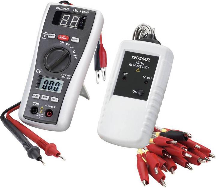 Produktbild Voltcraft Multimeter mit Leitungszuordnungsgerät LZG-1 DMM (CAT III 600V)