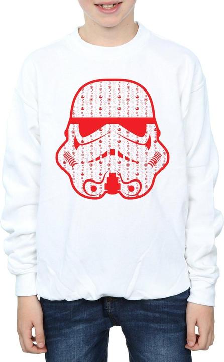 Immagine prodotto Star Wars Christmas Stormtrooper Helmet Felpa Ragazzi (116)
