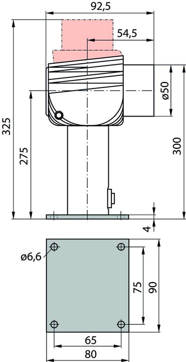 Produktbild Dormakaba Elektromagnete EM 500 H (Indoor)