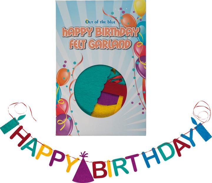 Actual product image NoName Ghirlande con testo Happy Birthday