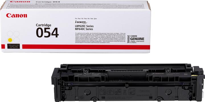 Actual product image Canon 054Y (Y)