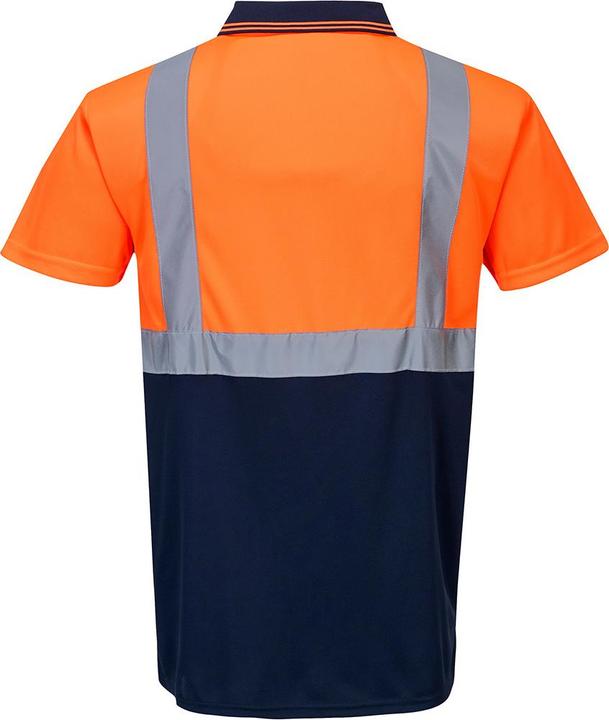 Produktbild Portwest Mens Contrast Hi-Vis Polo Shirt (M)