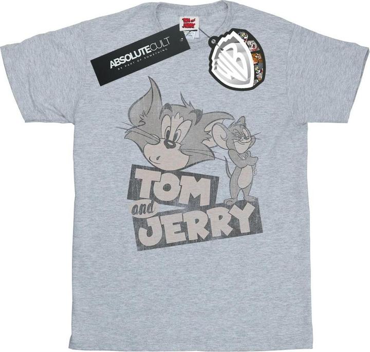 Actual product image Tom & Jerry Mens Wink Cotton T-Shirt (S)