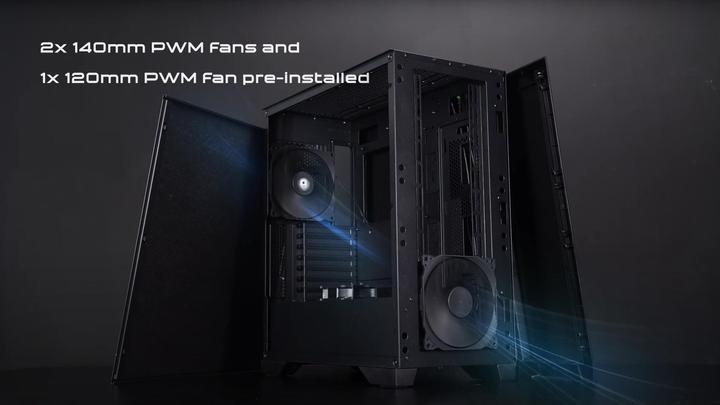 Produktbild Chieftec APEX Q GA-01B-Q-OP ATX (mATX, ATX, Mini-ITX, E-ATX)