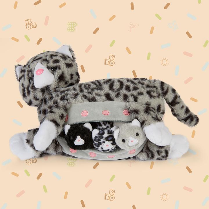 Actual product image Mamanimals Mommy cat with babies (19 cm)