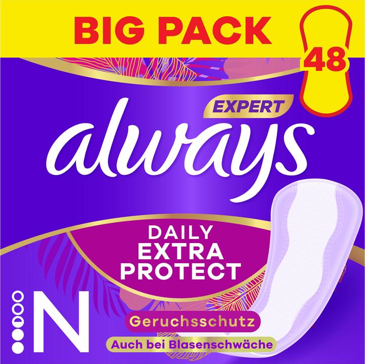Produktbild Always Expert Daily Extra Protect (48 x, Slipeinlagen)