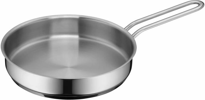 WMF Edelstahlpfanne Bratpfanne 18cm Pfanne klein Induktion unbeschichtet (18 cm, Bratpfanne, Edelstahl)