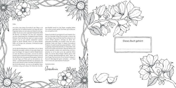 Produktbild Ausmalbuch - Florale Motive