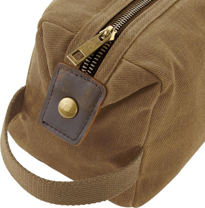 Immagine prodotto Quadral Heritage Borsa Per Lavaggio in Tela Cerata Con Dettagli In Pelle