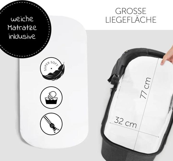 Actual product image Hauck Kinderwagen 3 in 1 4in1 Kinderwagen-Set Vision X Trio Set - inkl. i-Size