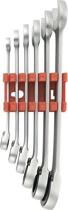 Produktbild Toolcraft Gabel-/Ratschenschlüssel-Satz umschaltbar 6tlg (19 mm, 10 mm, 17 mm, 15 mm, 8 mm, 13 mm)