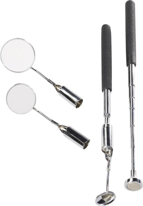 Toolcraft Jeu de miroirs d'inspection 5 pièces