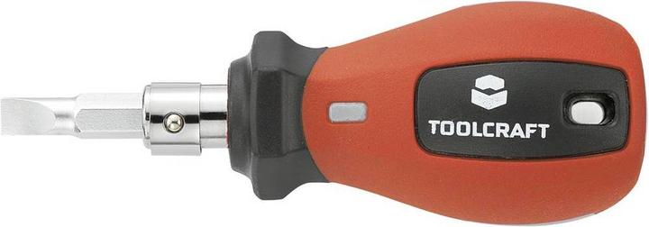 Produktbild Toolcraft 8 in 1 Schraubendreher mit Wendebit (Schlitz, Phillipps-Kreuzschlitz (PH), Pozidriv-Kreuzschlitz (PZ))