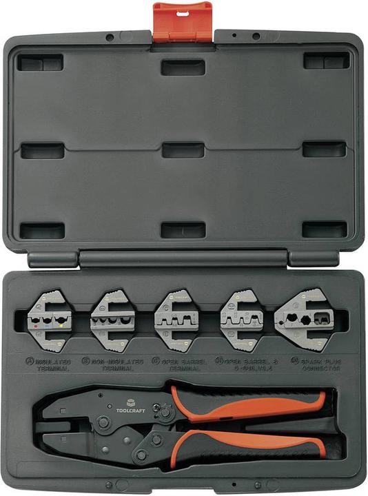 Produktbild Toolcraft Crimpzangen-Set, 6-teilig (225 mm)