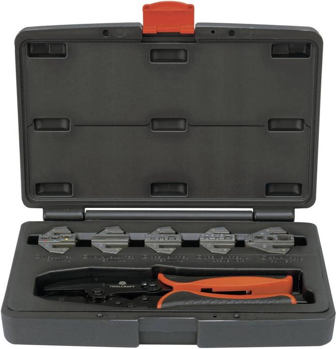 Produktbild Toolcraft Crimpzangen-Set, 6-teilig (225 mm)