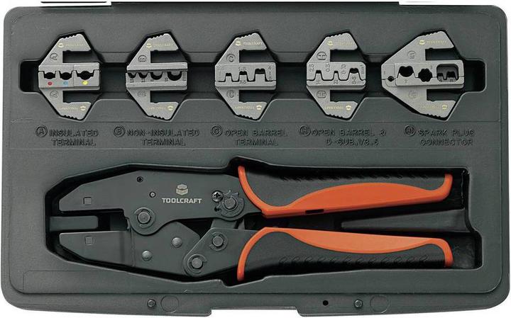 Produktbild Toolcraft Crimpzangen-Set, 6-teilig (225 mm)