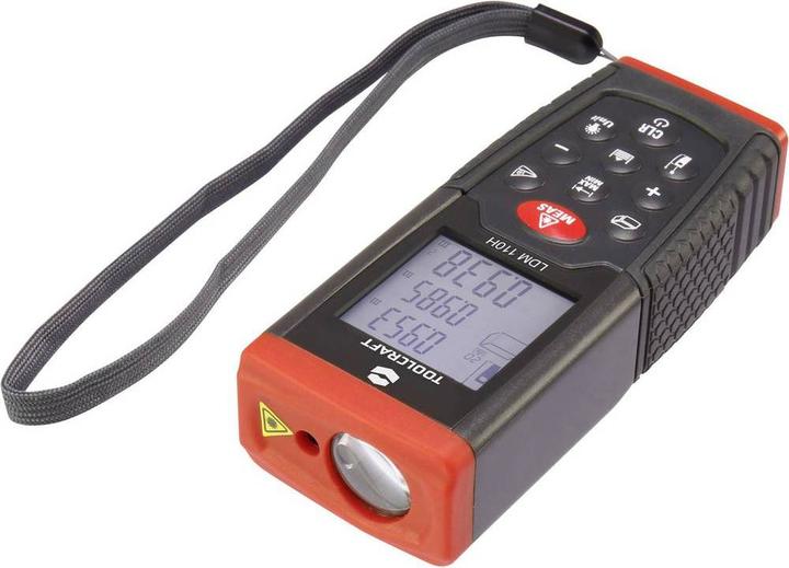 Actual product image Toolcraft Laser Distance Meter LDM 100 H (100 m, 635 nm)