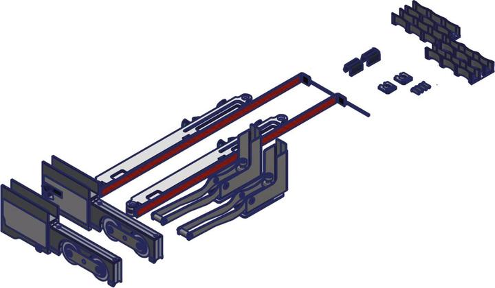 Actual product image Vitris Sliding door hardware Atrivant 80