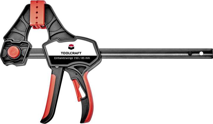 Produktbild Toolcraft Einhandzwinge 150 x 85 mm 1500 Nm (150 mm)