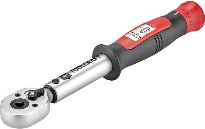 Produktbild Toolcraft 6.3 MM 1/4” Drehmomentschlüssel 3 - 15 NM (1/4", 3 Nm, 15 Nm)