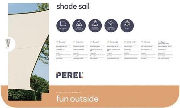 Produktbild Perel Sonnensegel (2 x 3 m)