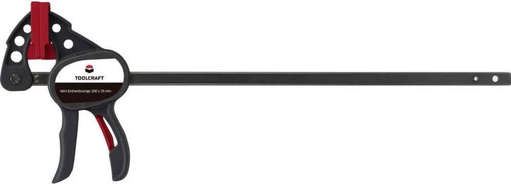 Produktbild Toolcraft Mini-Einhandzwinge 200 X 35 mm 250 Nm (200 mm)
