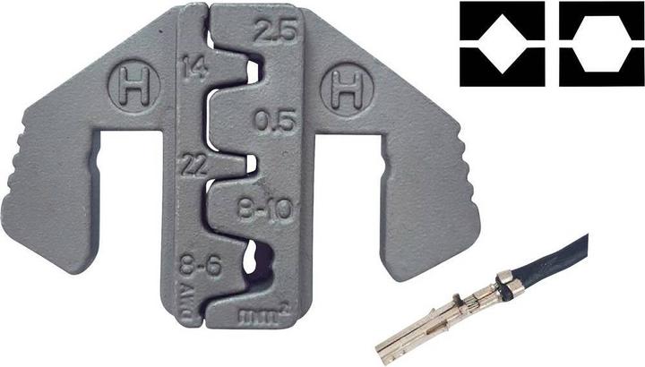 Toolcraft Flachstecker, D-Sub-Stecker Quetschbereich: 2.5 bis 10 mm² (50.20 mm)