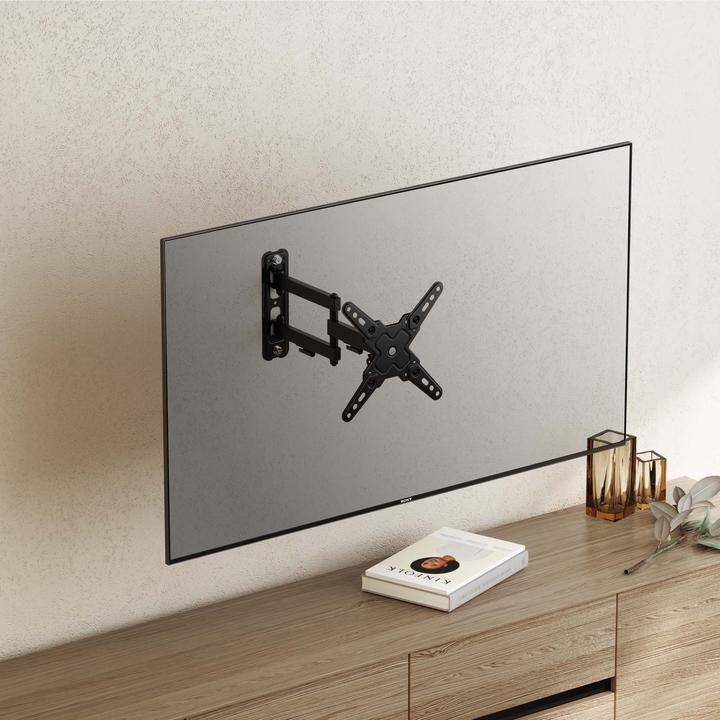 Produktbild Wiltec TV Halterung 13"–43" TV Wandhalterung schwenkbar 20kg Fernsehhalterung (Wand, 43", 20 kg)