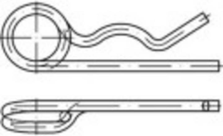 Actual product image Toolcraft Cotter pin