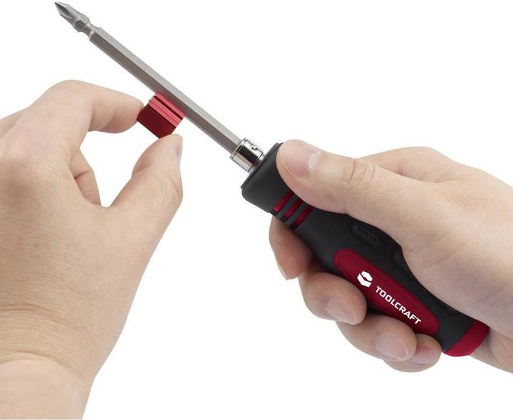 Produktbild Toolcraft 8-In-1 Wechselklinge Schlitz/Ph mit Magnetisierer (Schlitzschrauben, Pozidriv-Kreuzschlitz (PZ), Phillipps-Kreuzschlitz (PH))