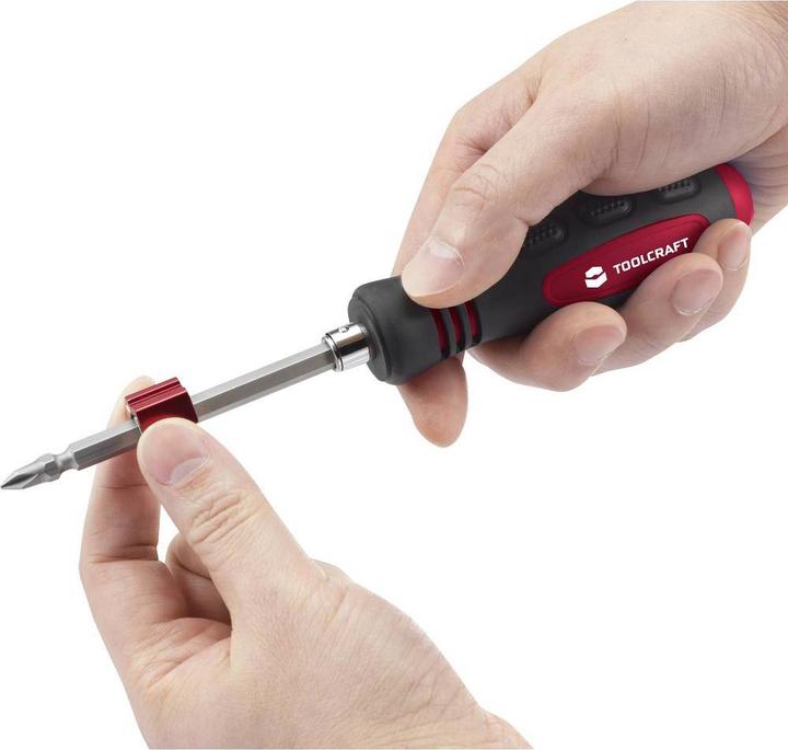 Produktbild Toolcraft 8-In-1 Wechselklinge Schlitz/Ph mit Magnetisierer (Schlitzschrauben, Pozidriv-Kreuzschlitz (PZ), Phillipps-Kreuzschlitz (PH))
