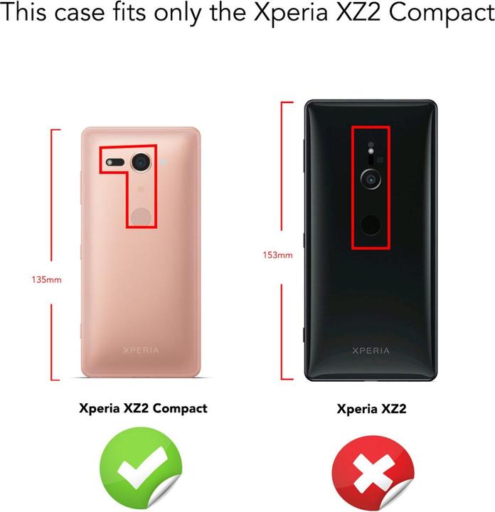 Immagine prodotto Nalia Copertura del telefono cellulare (Sony Xperia XZ2 Compact)