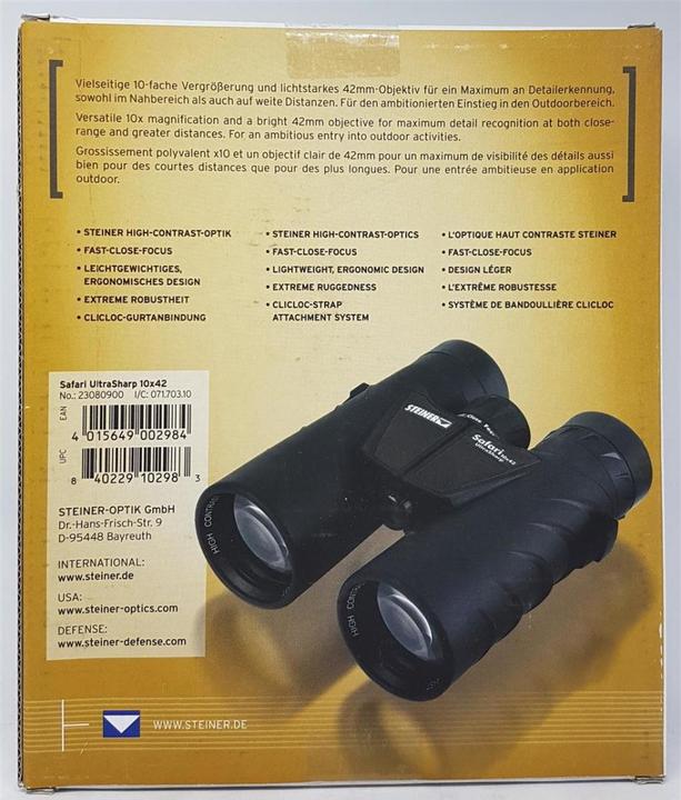 Produktbild Steiner Safari Ultrasharp (10 x, 42 mm)
