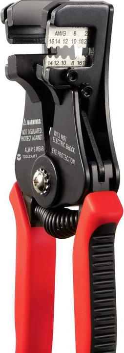 Produktbild Toolcraft Abisolierzange mit Formmesser 0.5 - 6 mm² (133 mm)