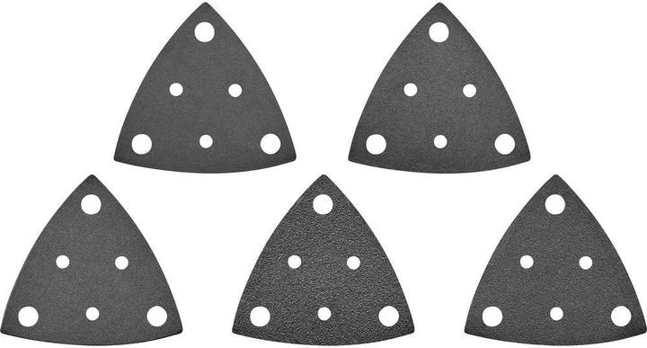 Actual product image Toolcraft Set of 50 sanding sheets 80 mm K60-K240 perforated (60, 80, 120)