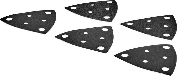 Actual product image Toolcraft Set of 50 sanding sheets 80 mm K60-K240 perforated (60, 80, 120)