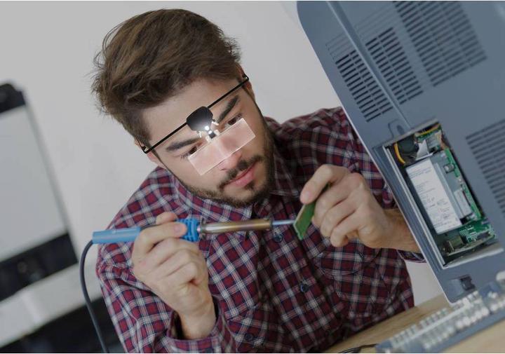 Actual product image Toolcraft Magnifying Glasses with LED