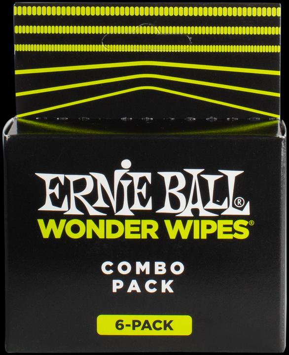 Actual product image Ernie Ball Wonder Wipes Combo 6-Pack (Instrument cleaning)