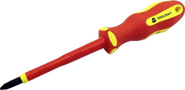 Toolcraft VDE Tournevis Phillips PH2 100mm (Recouvrement cruciforme Phillipps (PH))