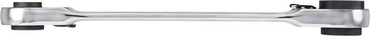 Produktbild Toolcraft 4 in 1 Doppel-Ratschenringschlüssel 10x13 - 17x19, umschaltbar (19 mm, 10 mm, 17 mm, 13 mm)
