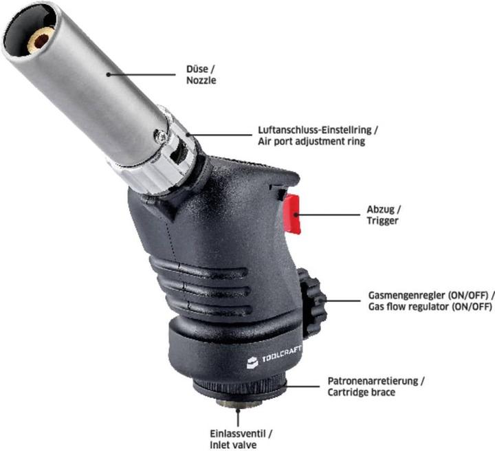 Actual product image Toolcraft Blowtorch