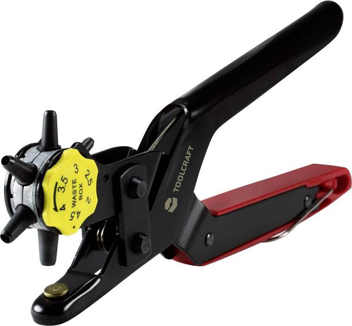 Produktbild Toolcraft Revolverlochzange 2/2.5/3/3.5/4/4.5 mm (230 mm)