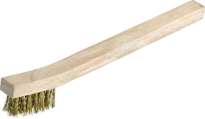 Actual product image Toolcraft Spark plug brush brass