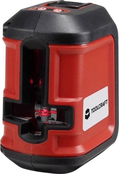 Actual product image Toolcraft Cross line laser CL8 with tripod