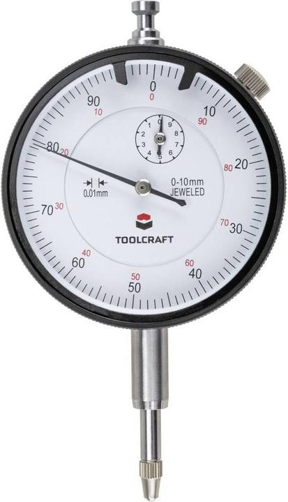 Toolcraft Messuhr, stossfest, 0 - 10 mm