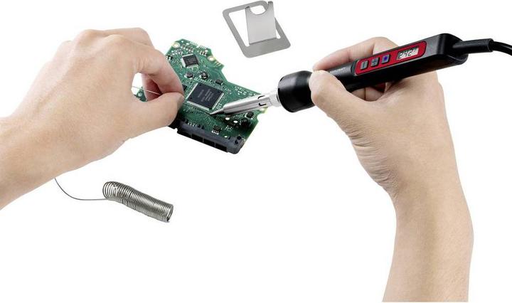 Actual product image Toolcraft Soldering iron 250 - 480 °C with LCD display, 80 W