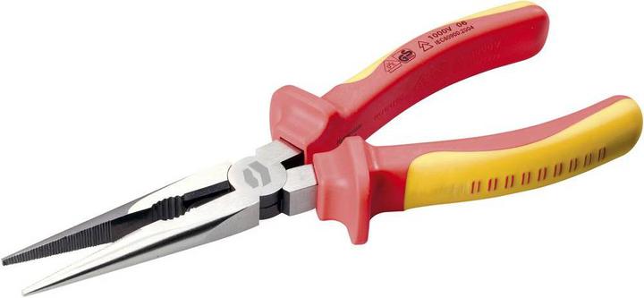 Toolcraft Flat round nose pliers (200 mm)
